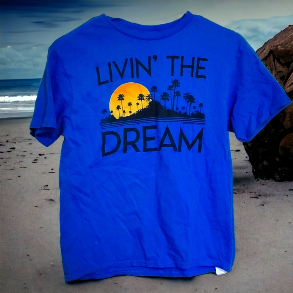 boys living the dream shirt sleeve shirt